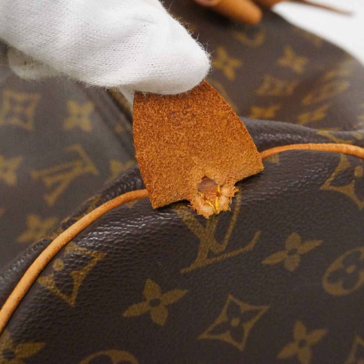 Louis Vuitton Boston Bag Monogram Keepall 55 Brown — view 8