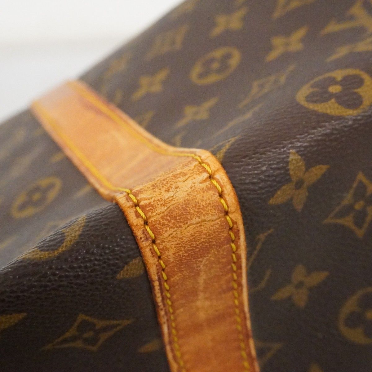 Louis Vuitton Boston Bag Monogram Keepall 55 Brown — view 7