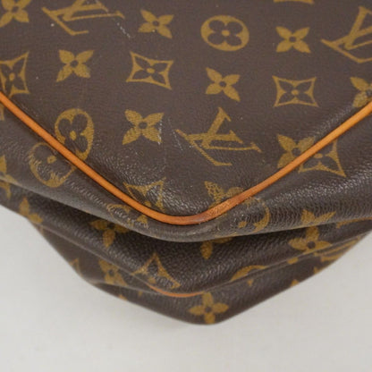 Louis Vuitton Shoulder Bag Monogram Reporter GM Brown — view 6