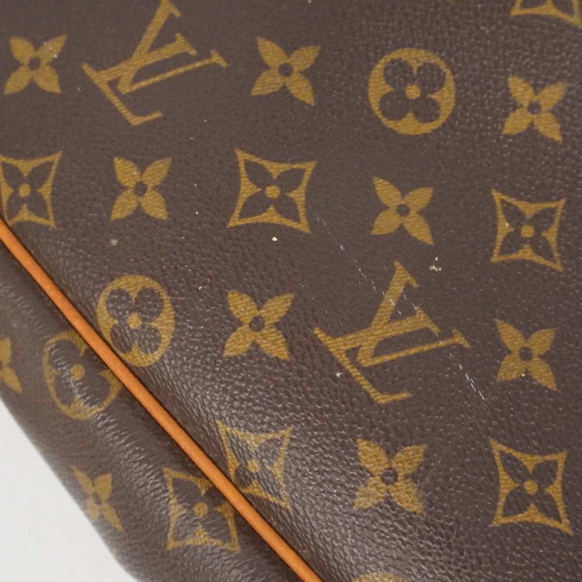 Louis Vuitton Shoulder Bag Monogram Reporter GM Brown — view 9