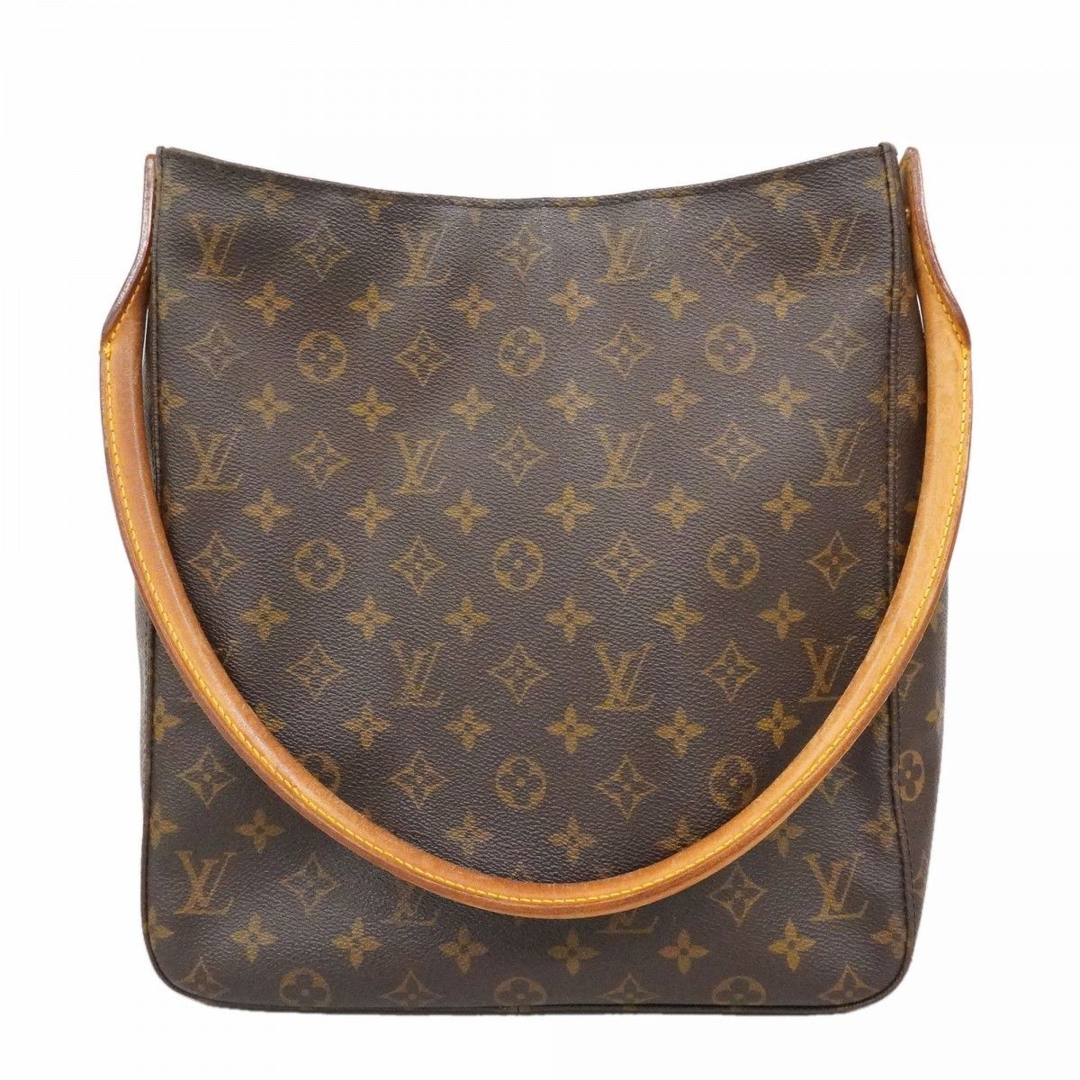 Louis Vuitton Shoulder Bag Monogram Looping GM Brown