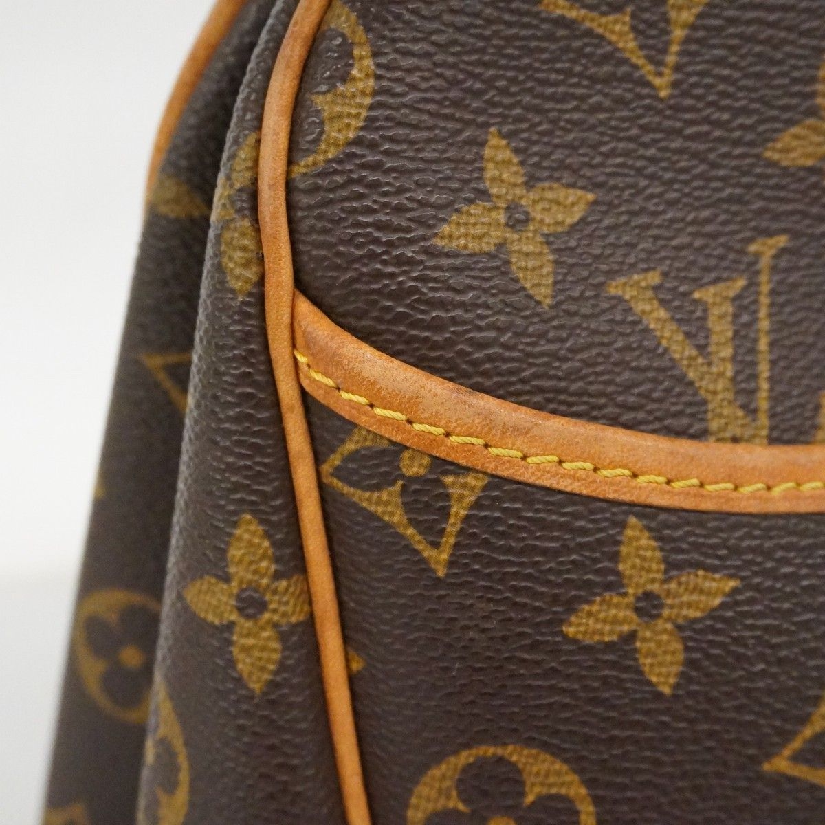 Louis Vuitton Handbag Monogram Deauville Brown — view 7