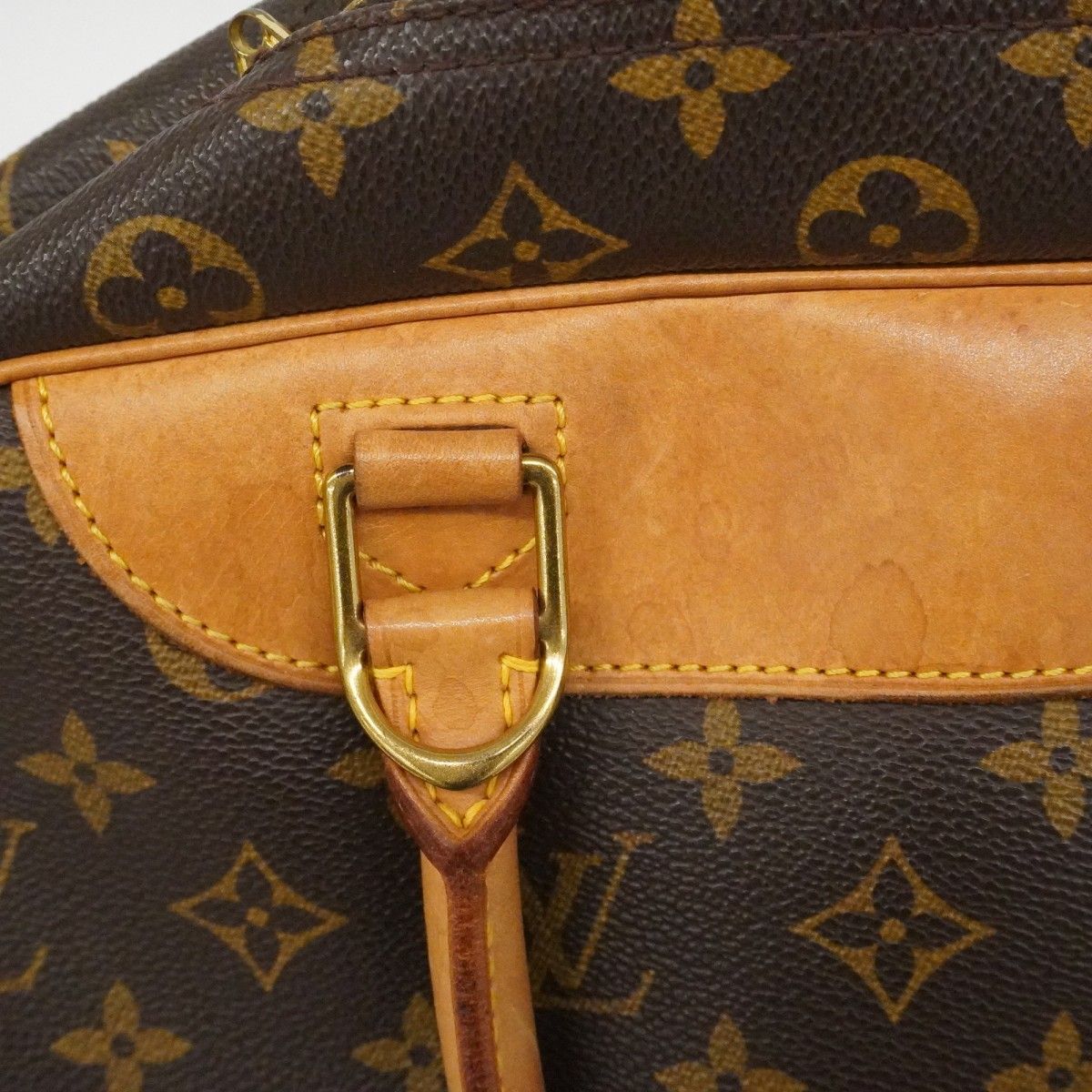 Louis Vuitton Handbag Monogram Deauville Brown — view 9
