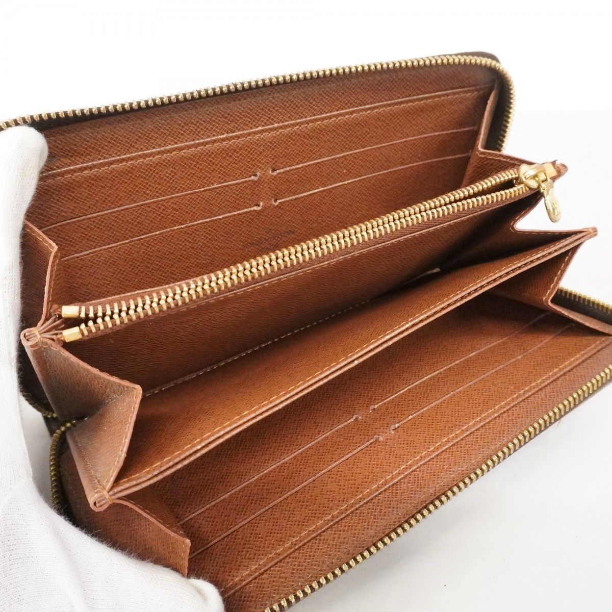 Louis Vuitton Wallet Monogram Zippy Brown — view 3