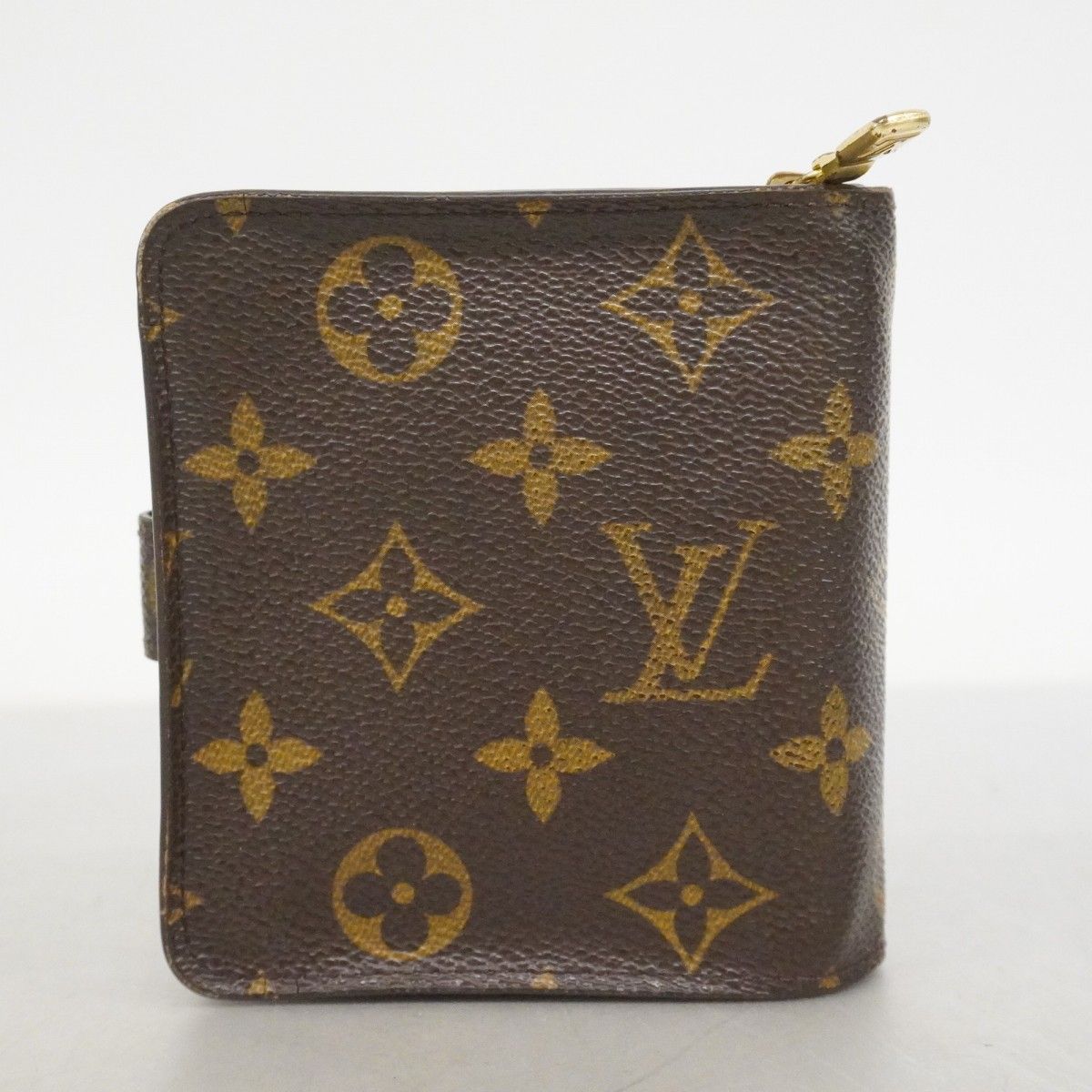 Louis Vuitton Wallet Monogram Compact Zip Brown — view 9