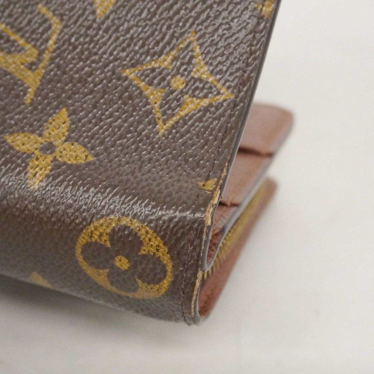 Louis Vuitton Wallet Monogram Compact Zip Brown — view 7