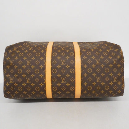 Louis Vuitton Boston Bag Monogram Keepall 55 Brown — view 3