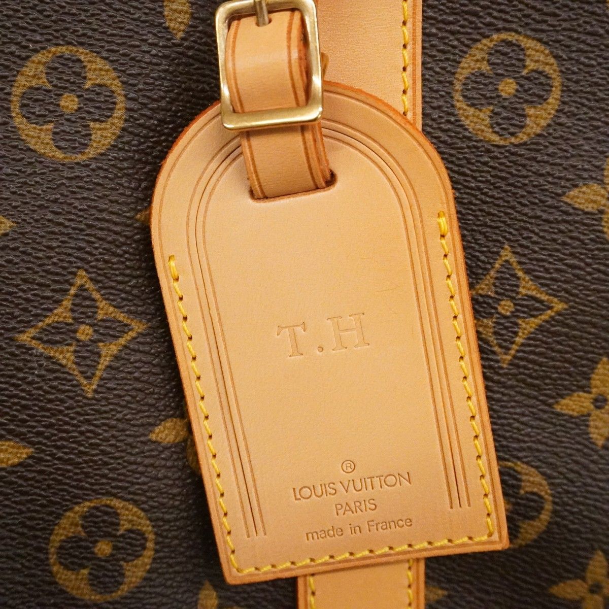Louis Vuitton Boston Bag Monogram Keepall 55 Brown — view 6