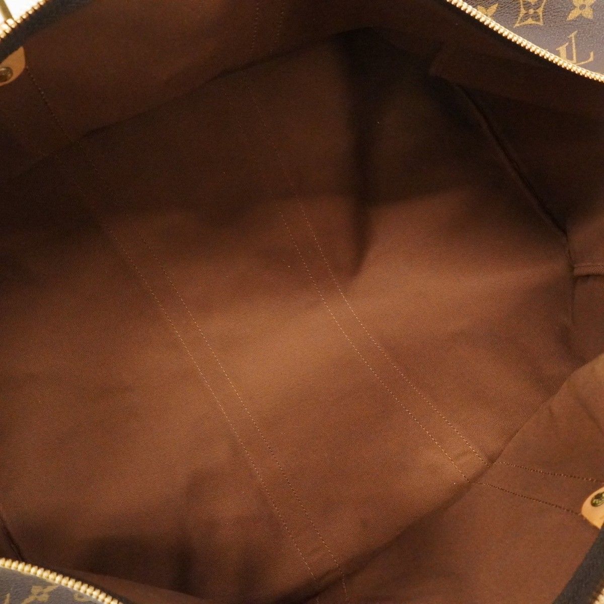 Louis Vuitton Boston Bag Monogram Keepall 55 Brown — view 4