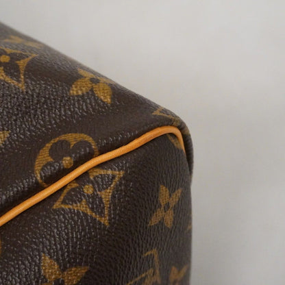 Louis Vuitton Boston Bag Monogram Keepall 55 Brown — view 7