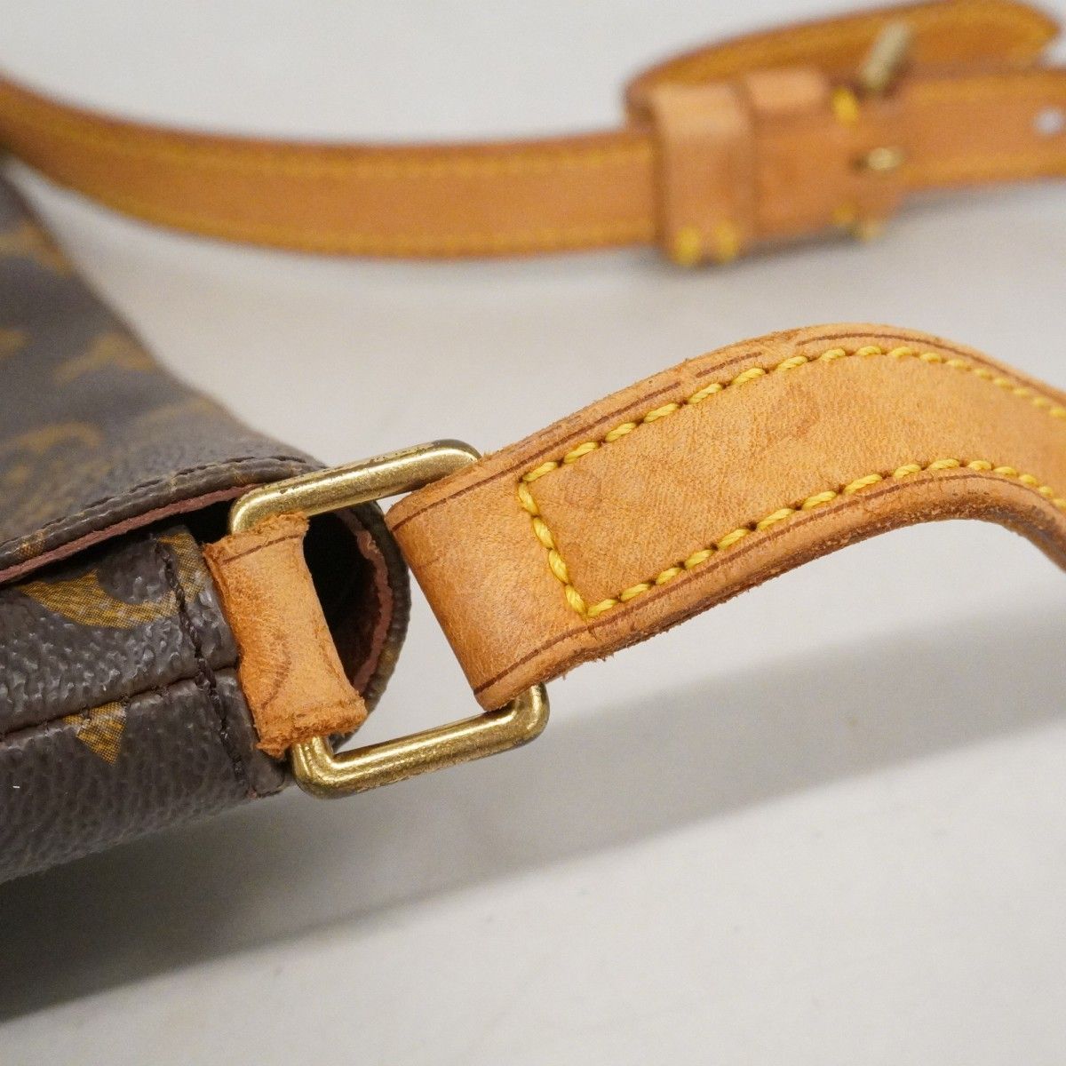 Louis Vuitton Shoulder Bag Monogram Musette Tango Short Strap Brown — view 9