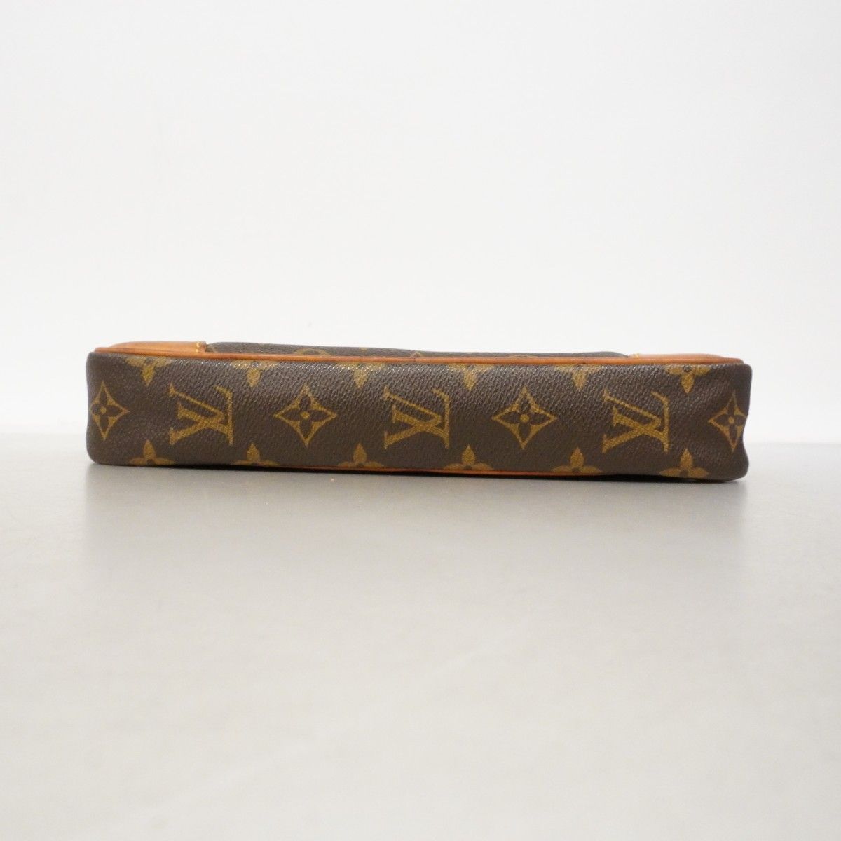 Louis Vuitton Clutch Monogram Marly Dragonne GM Brown — view 3