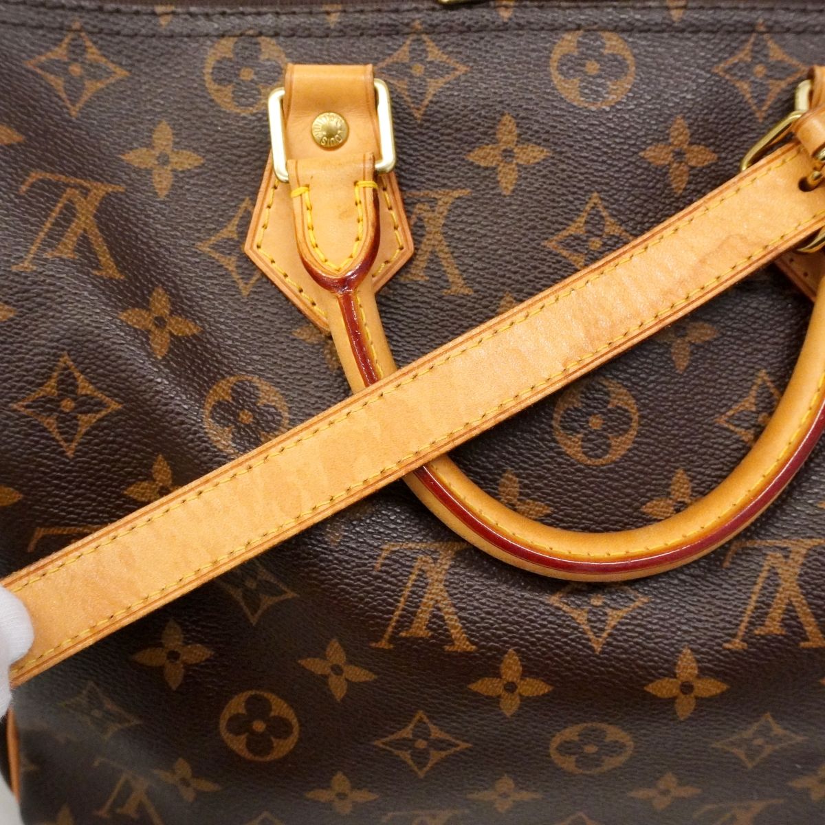 Louis Vuitton Handbag Monogram Speedy Bandouliere 30 Brown 2-Way — view 7