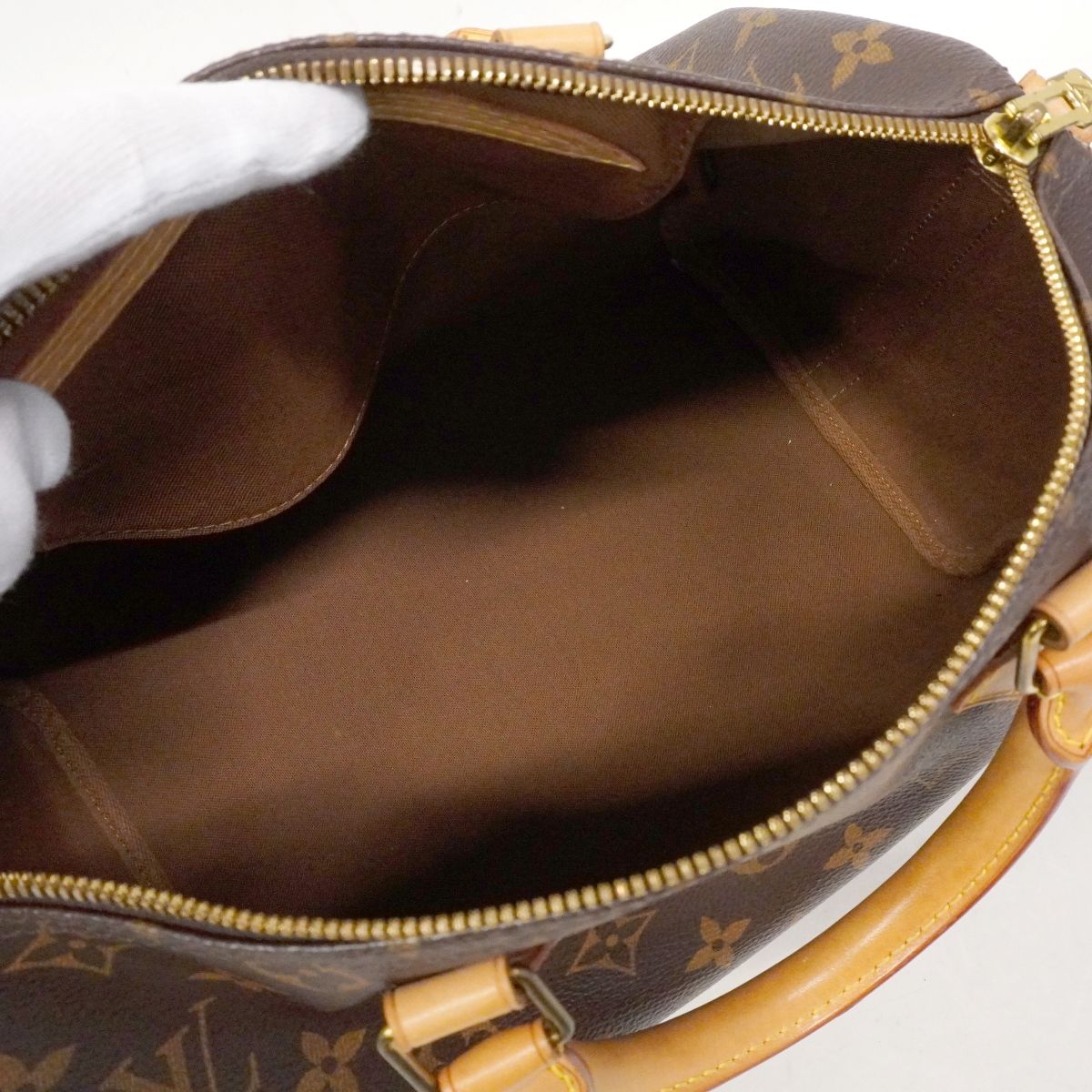 Louis Vuitton Handbag Monogram Speedy Bandouliere 30 Brown 2-Way — view 4