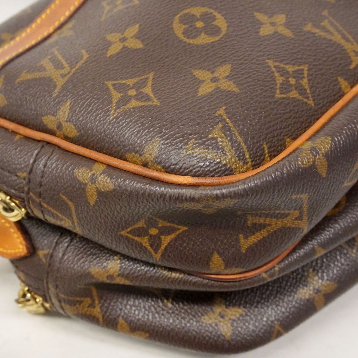 Louis Vuitton Shoulder Bag Monogram Reporter PM Brown — view 7