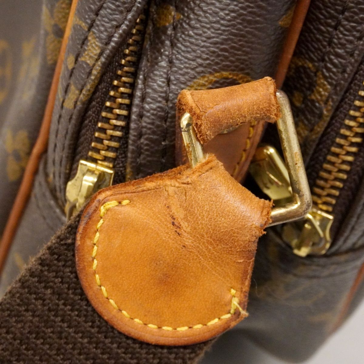Louis Vuitton Shoulder Bag Monogram Reporter PM Brown — view 6