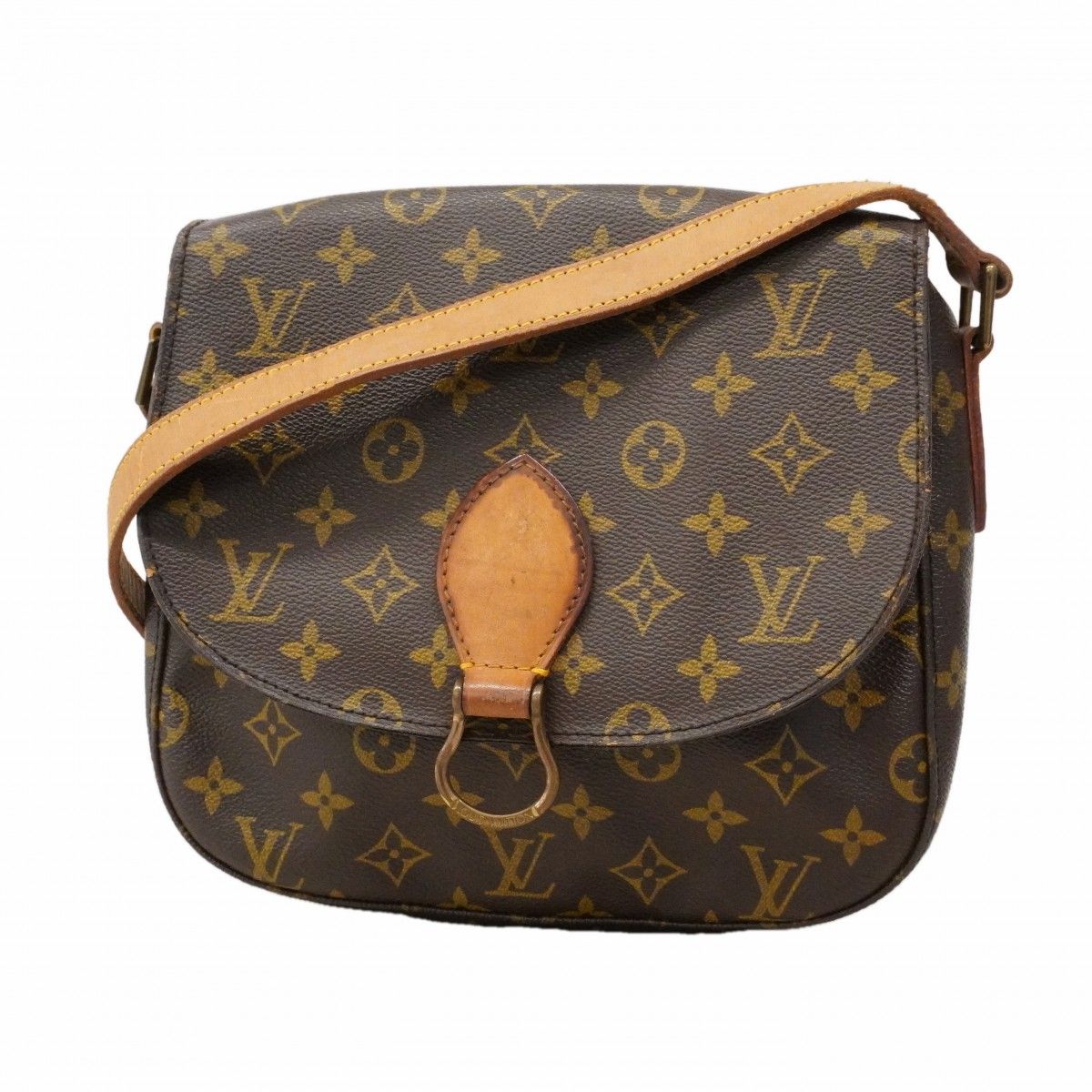 Louis Vuitton Shoulder Bag Monogram Saint Cloud GM Brown