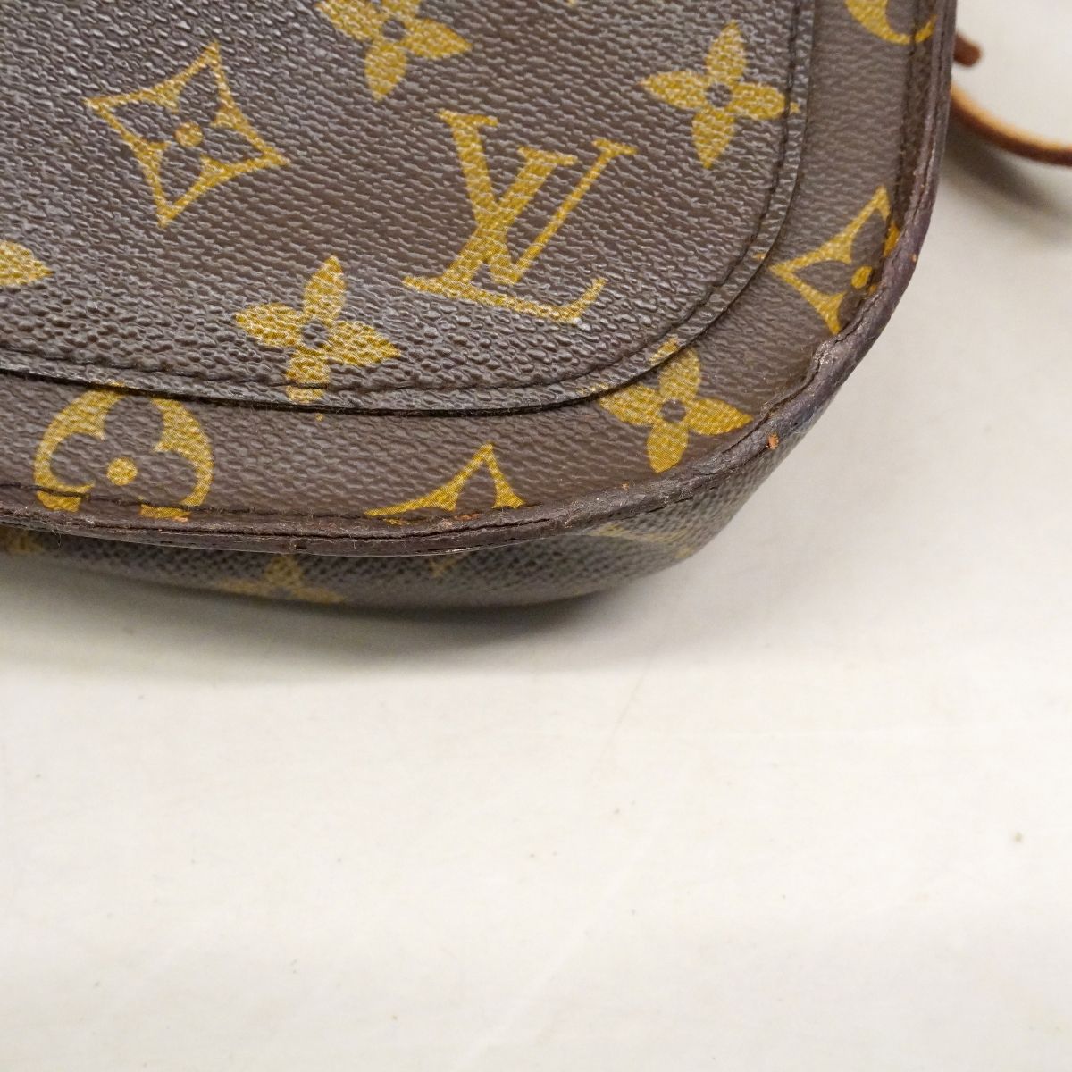 Louis Vuitton Shoulder Bag Monogram Saint Cloud GM Brown — view 8