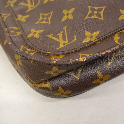 Louis Vuitton Shoulder Bag Monogram Saint Cloud GM Brown — view 9
