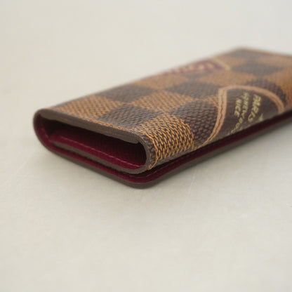 Louis Vuitton Key Case Damier Label Collection Multicles 4 Ebene Key Holder — view 5