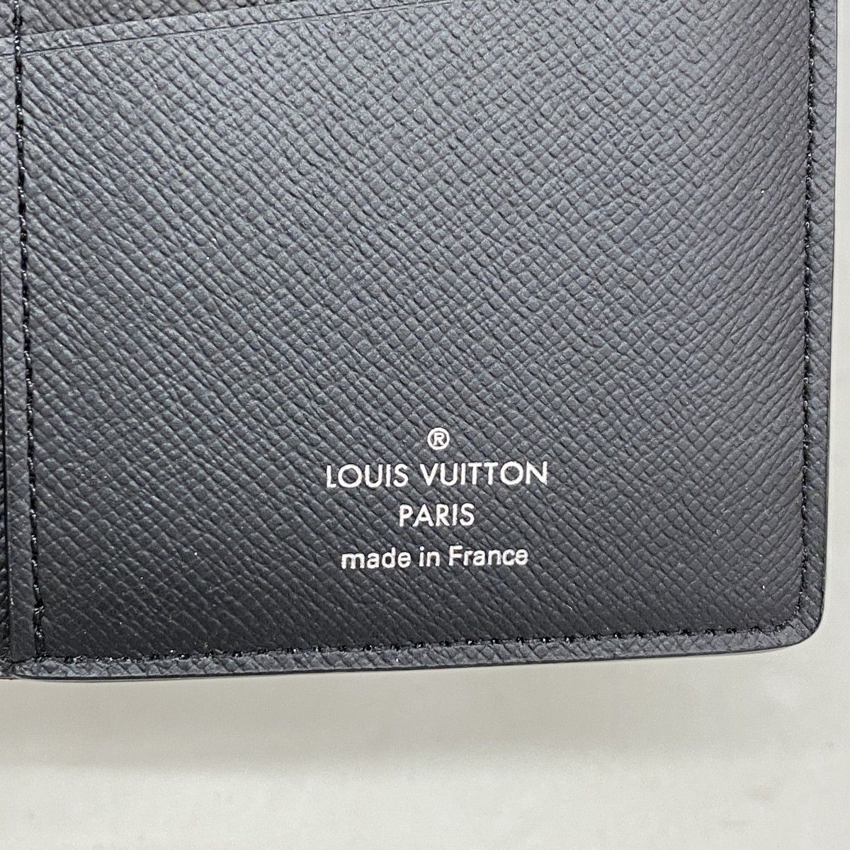 Louis Vuitton Wallet Monogram Eclipse Portefeuille Brazza Black — view 4
