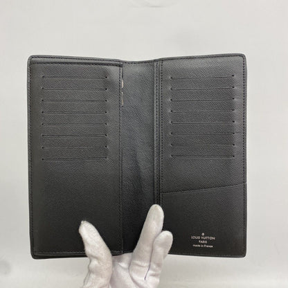 Louis Vuitton Wallet Monogram Eclipse Portefeuille Brazza Black — view 3