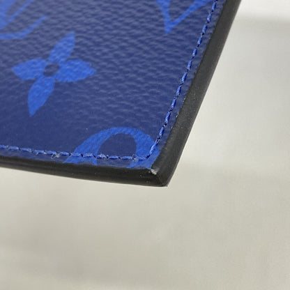 Louis Vuitton Coin Case Taigarama Card Holder Cobalt — view 5