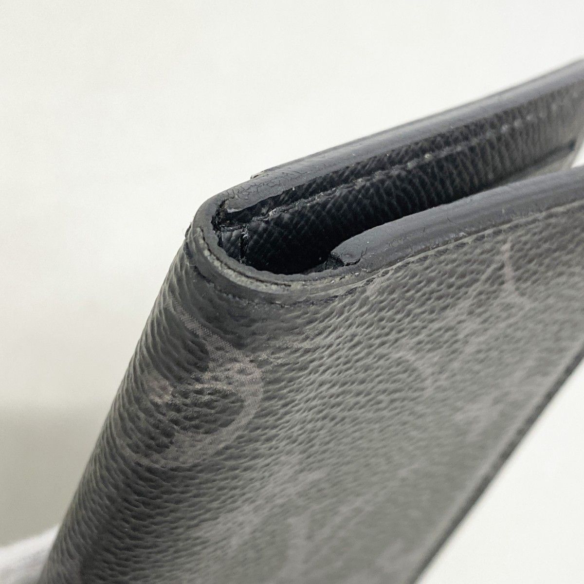 Louis Vuitton Card Case Monogram Eclipse Organizer de Poche Black — view 5