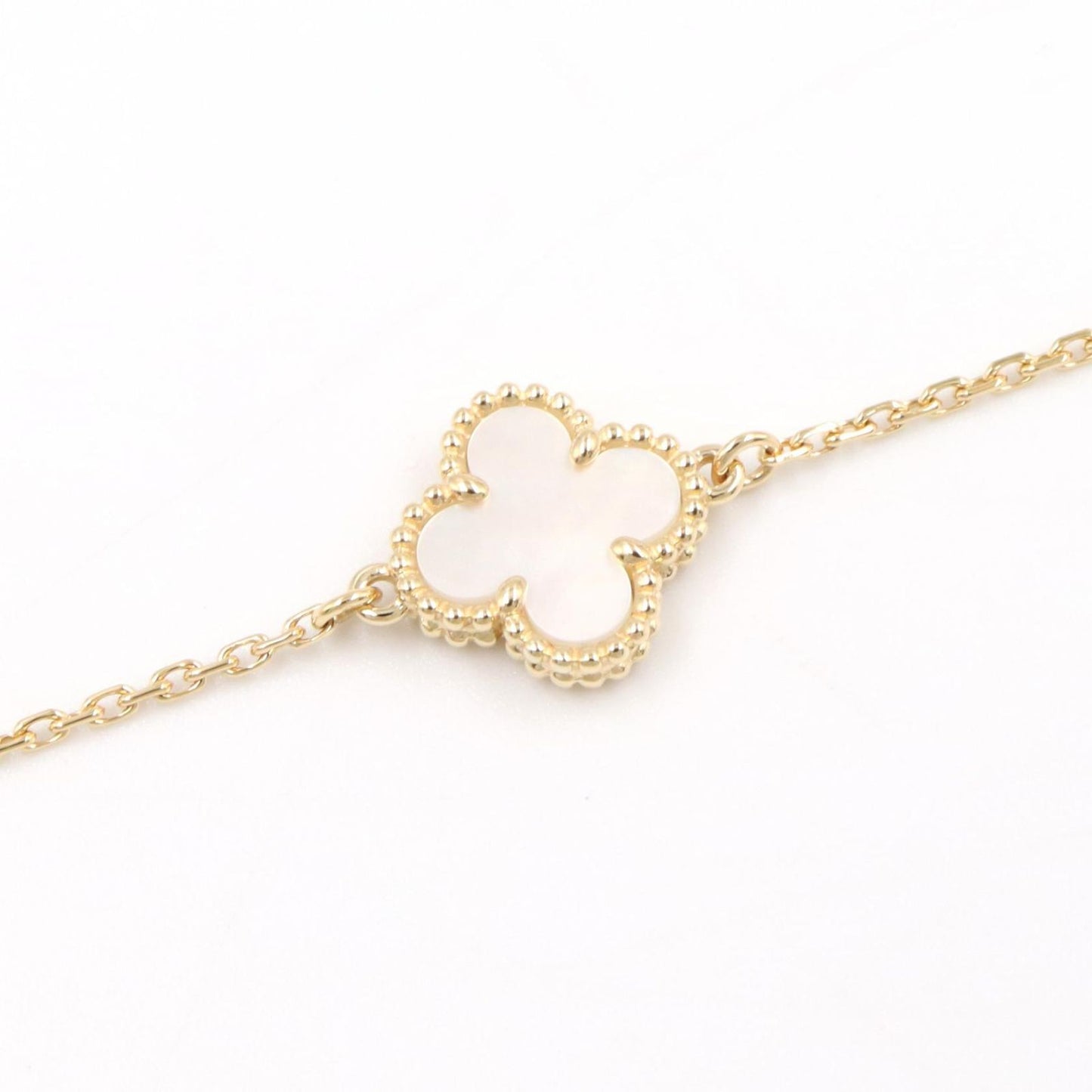 Van Cleef & Arpels Bracelet Sweet Alhambra Mother of Pearl 15.5 17 cm 18k — view 6