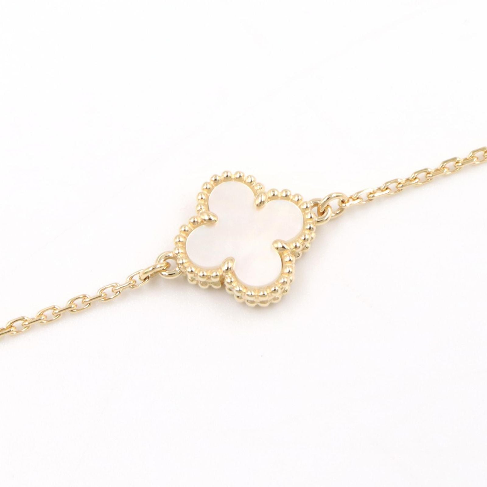 Van Cleef & Arpels Bracelet Sweet Alhambra Mother of Pearl 15.5 17 cm 18k — view 6