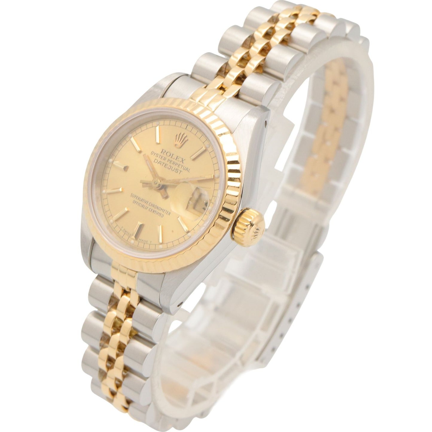 Rolex Datejust Number CH BA 18k Stainless Steel — view 2