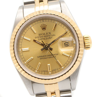 Rolex Datejust Number CH BA 18k Stainless Steel — view 3