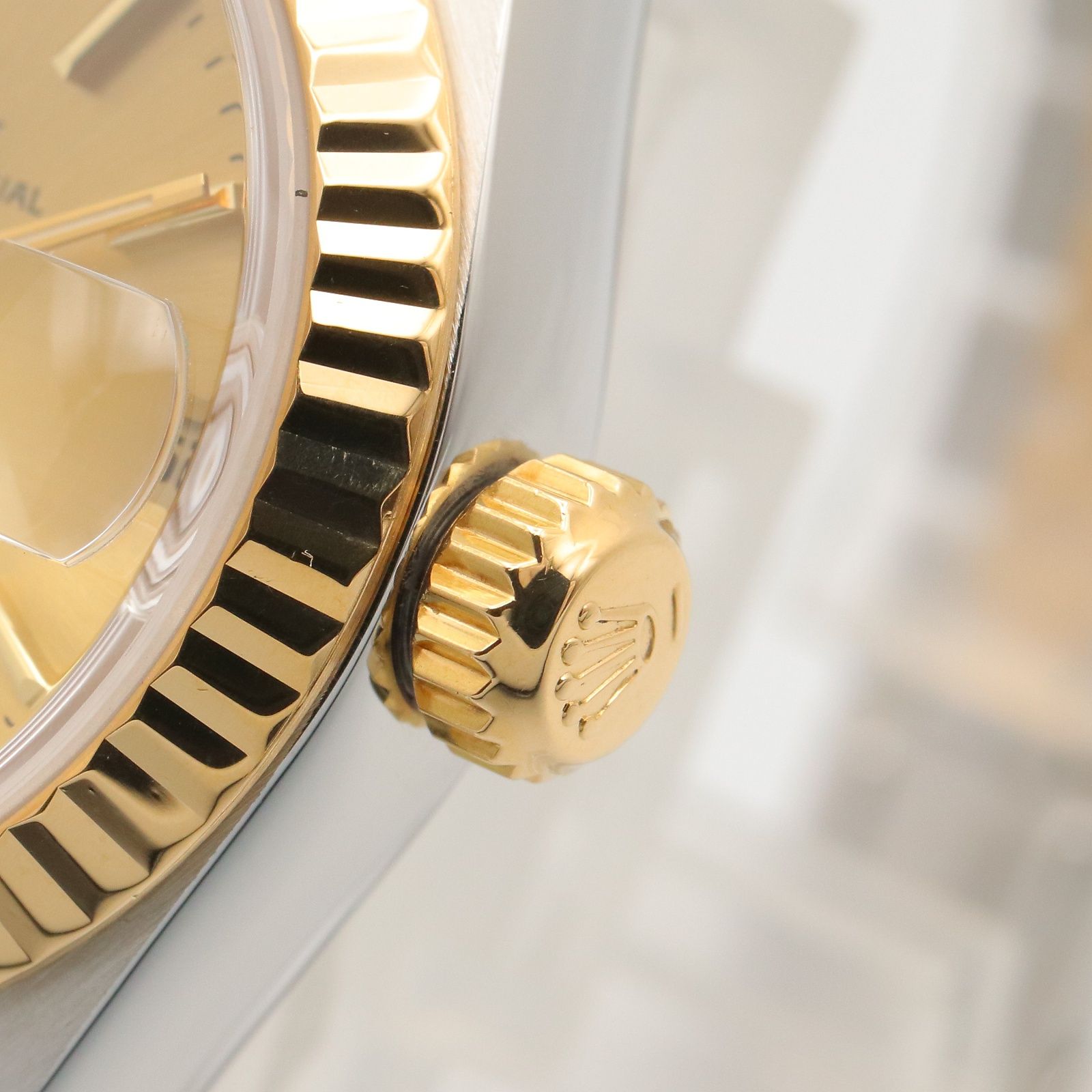 Rolex Datejust Number CH BA 18k Stainless Steel — view 5