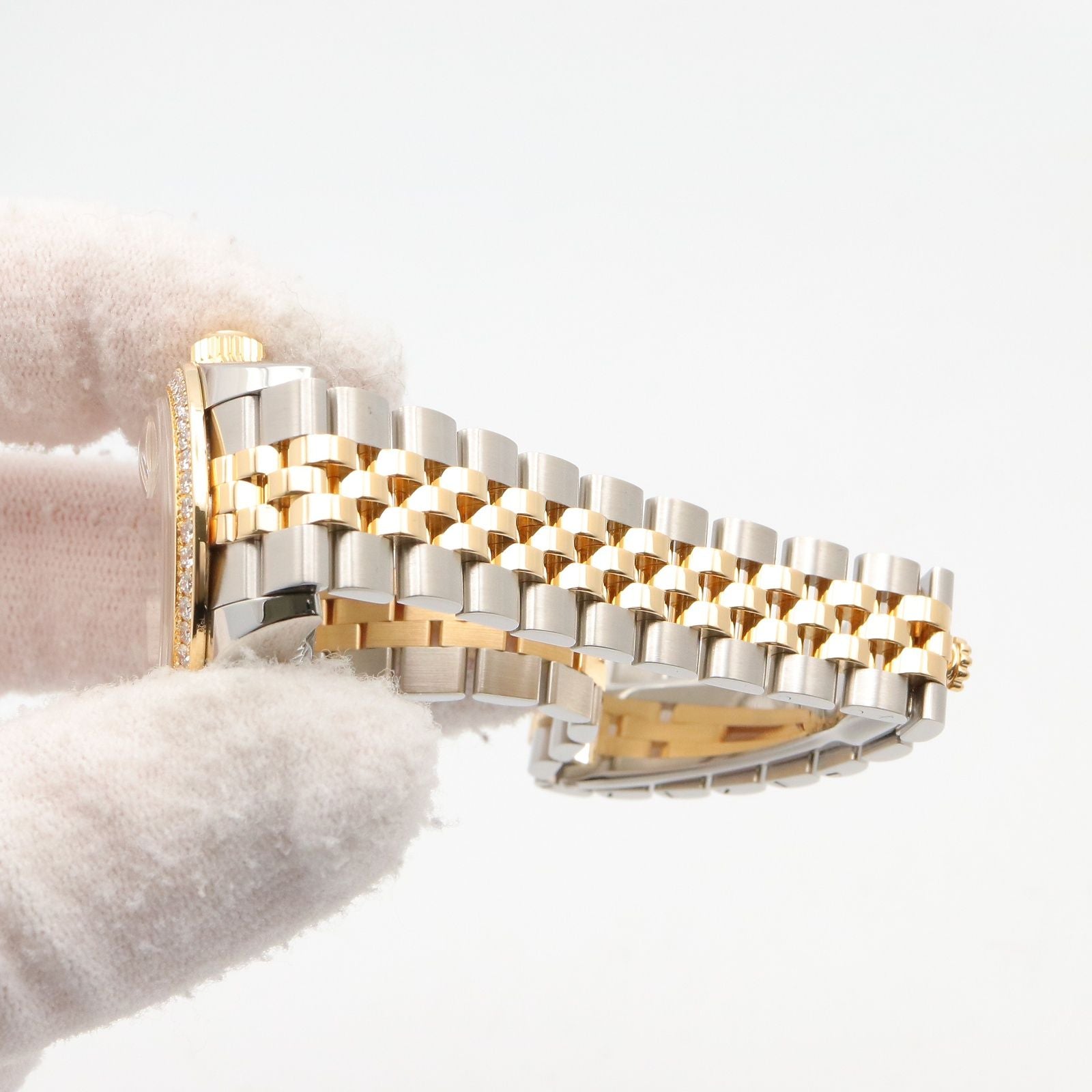 Rolex Watch Datejust IX Diamond Bezel CH 18k Stainless Steel — view 8