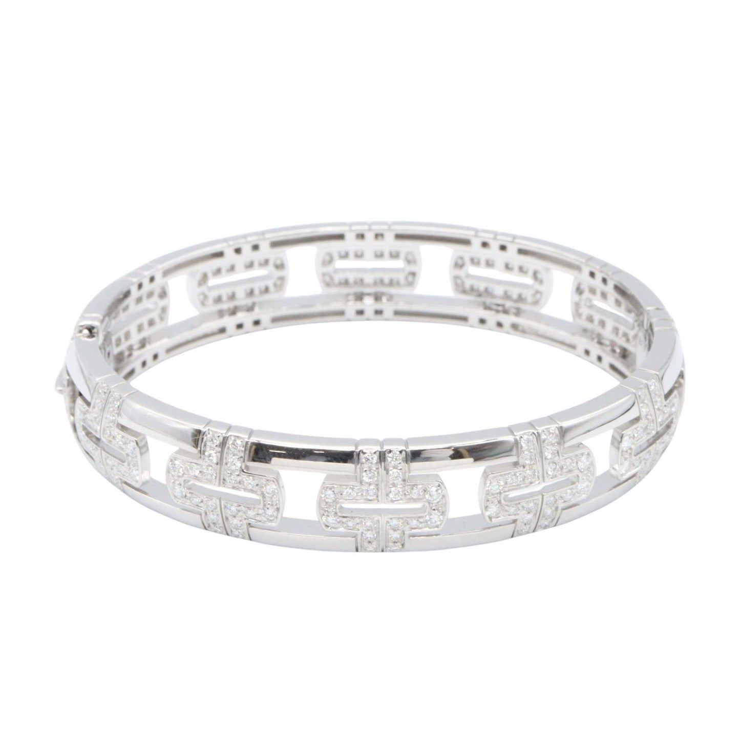 Bvlgari Bracelet Diamond Parentesi 14.5 cm 18k White Gold