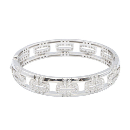 Bvlgari Bracelet Diamond Parentesi 14.5 cm 18k White Gold