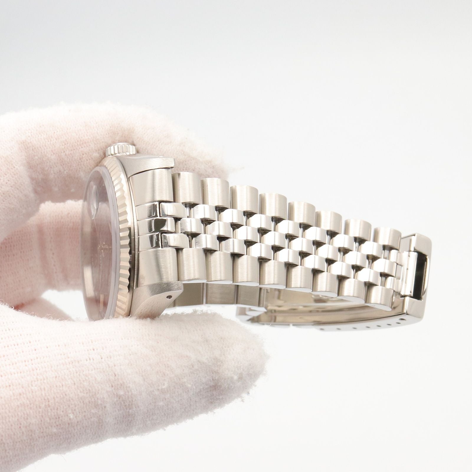 Rolex Datejust No BL BA 18k White Gold Stainless Steel — view 7