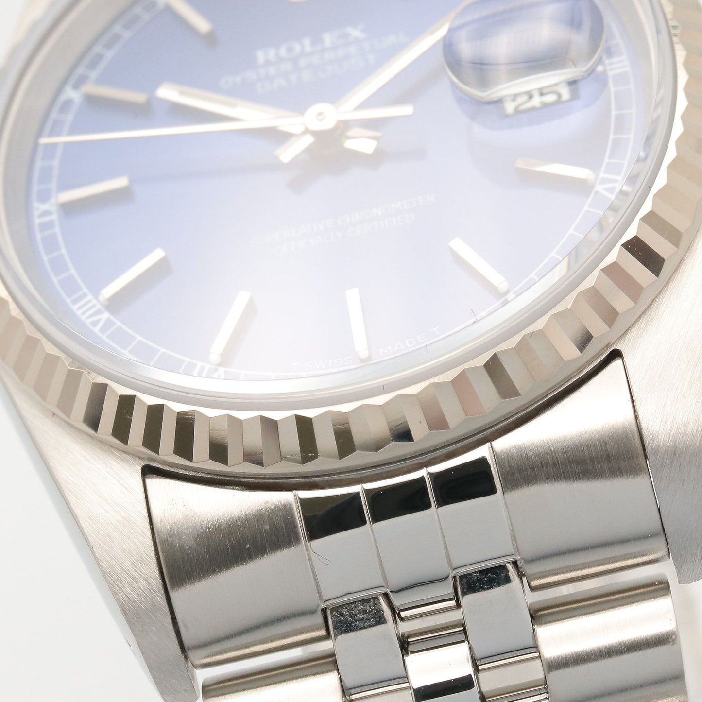 Rolex Datejust No BL BA 18k White Gold Stainless Steel — view 8