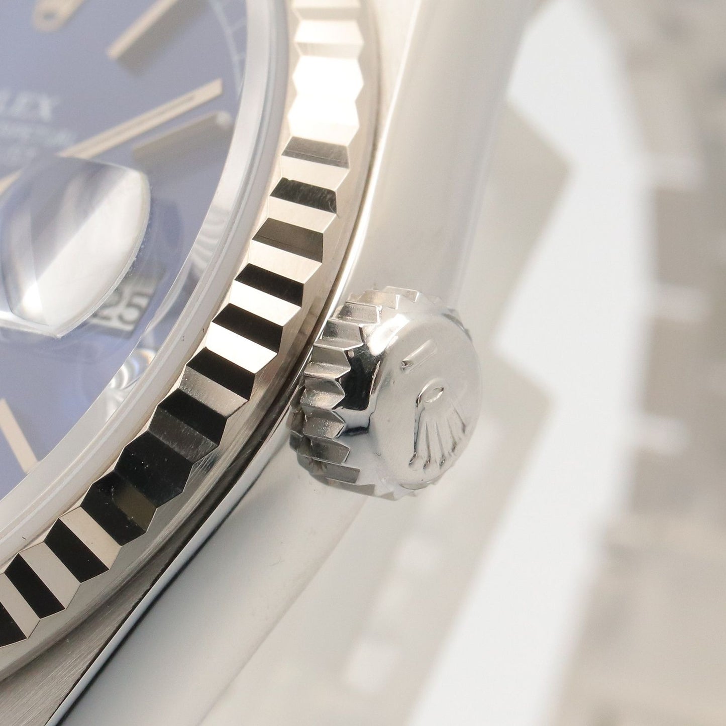 Rolex Datejust No BL BA 18k White Gold Stainless Steel — view 5