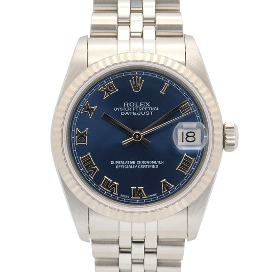 Rolex Datejust T Number BL RO 18k White Gold Stainless Steel Boys