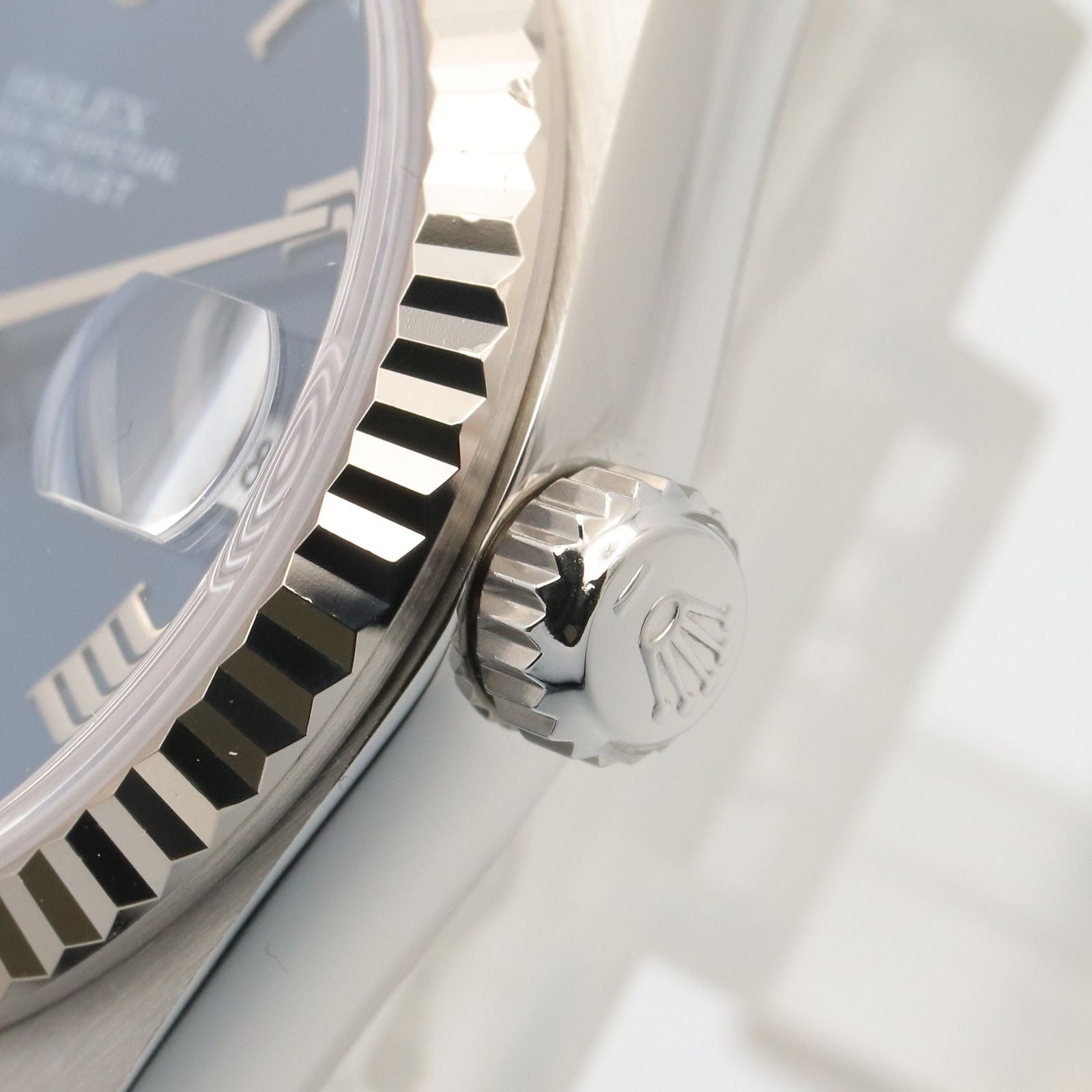 Rolex Datejust T Number BL RO 18k White Gold Stainless Steel Boys — view 5