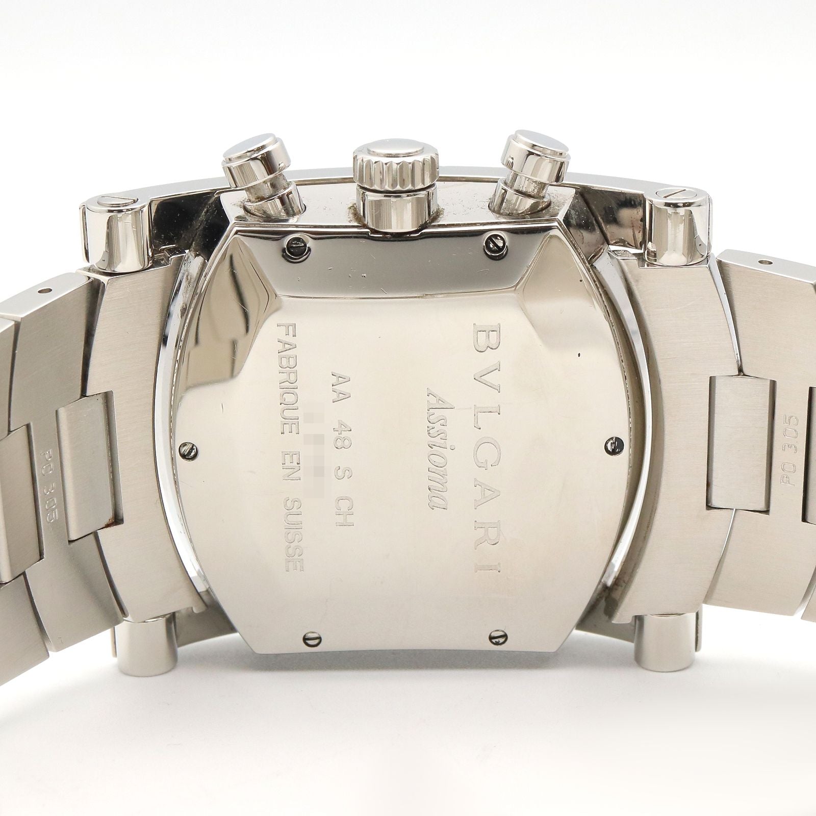 Bvlgari Watch Assioma Chrono Gray Stainless Steel — view 6