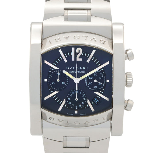 Bvlgari Watch Assioma Chrono Gray Stainless Steel