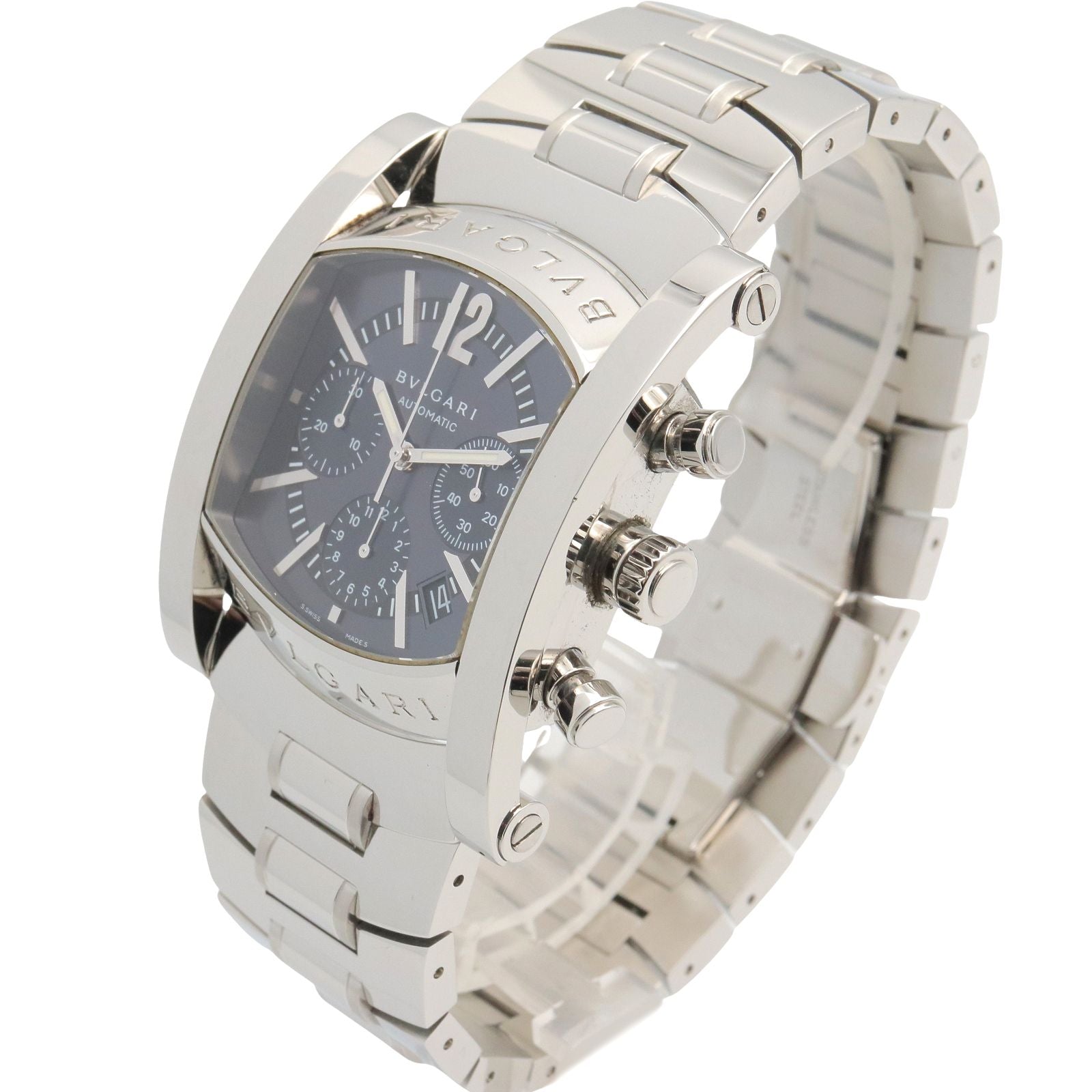 Bvlgari Watch Assioma Chrono Gray Stainless Steel — view 2