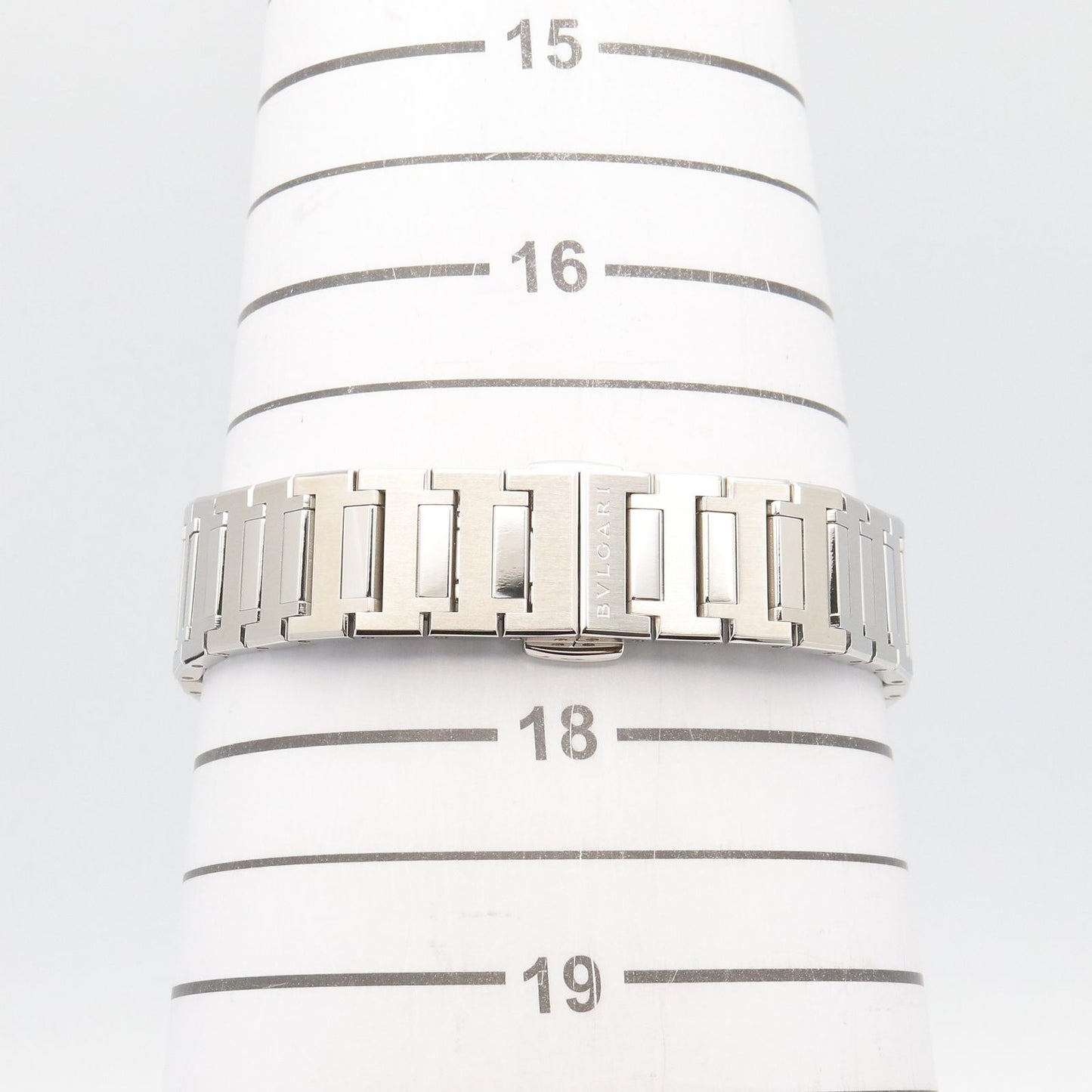 Bvlgari Watch Diamond Gray 18k Pink Gold Stainless Steel — view 7