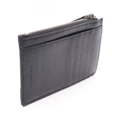Balenciaga Coin Case le City Long Black Leather Card — view 2