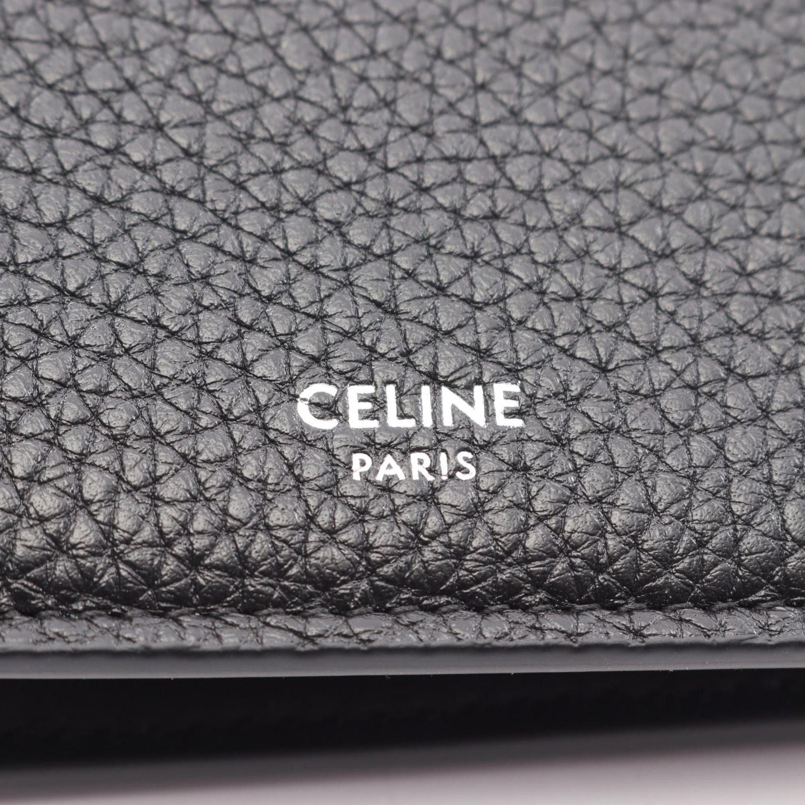 Celine Bifold Wallet Black Leather — view 5