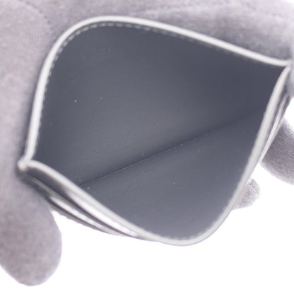 Celine Card Case Holder Triomphe Black Leather — view 3