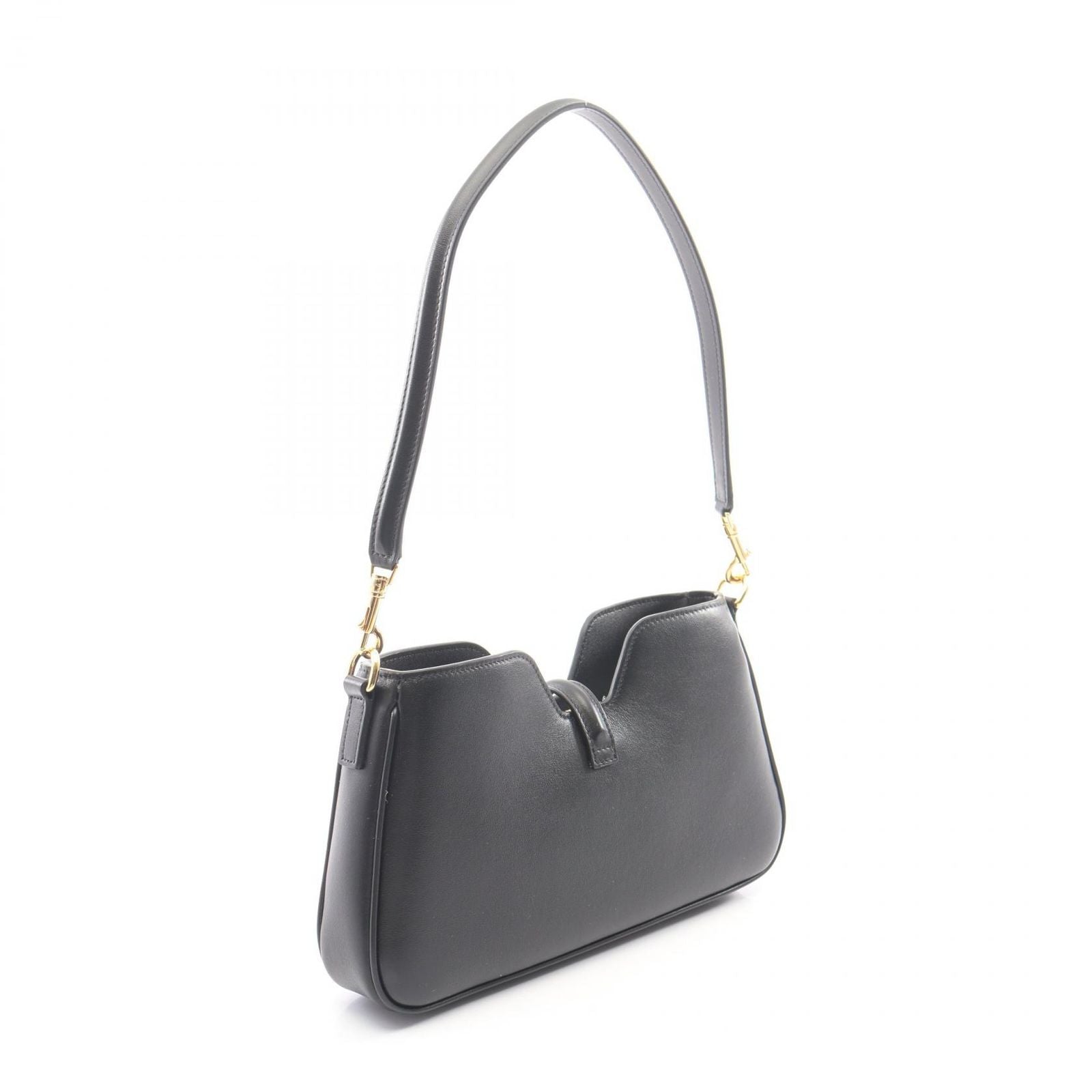 Celine Shoulder Bag Camille 16 Black Leather — view 2