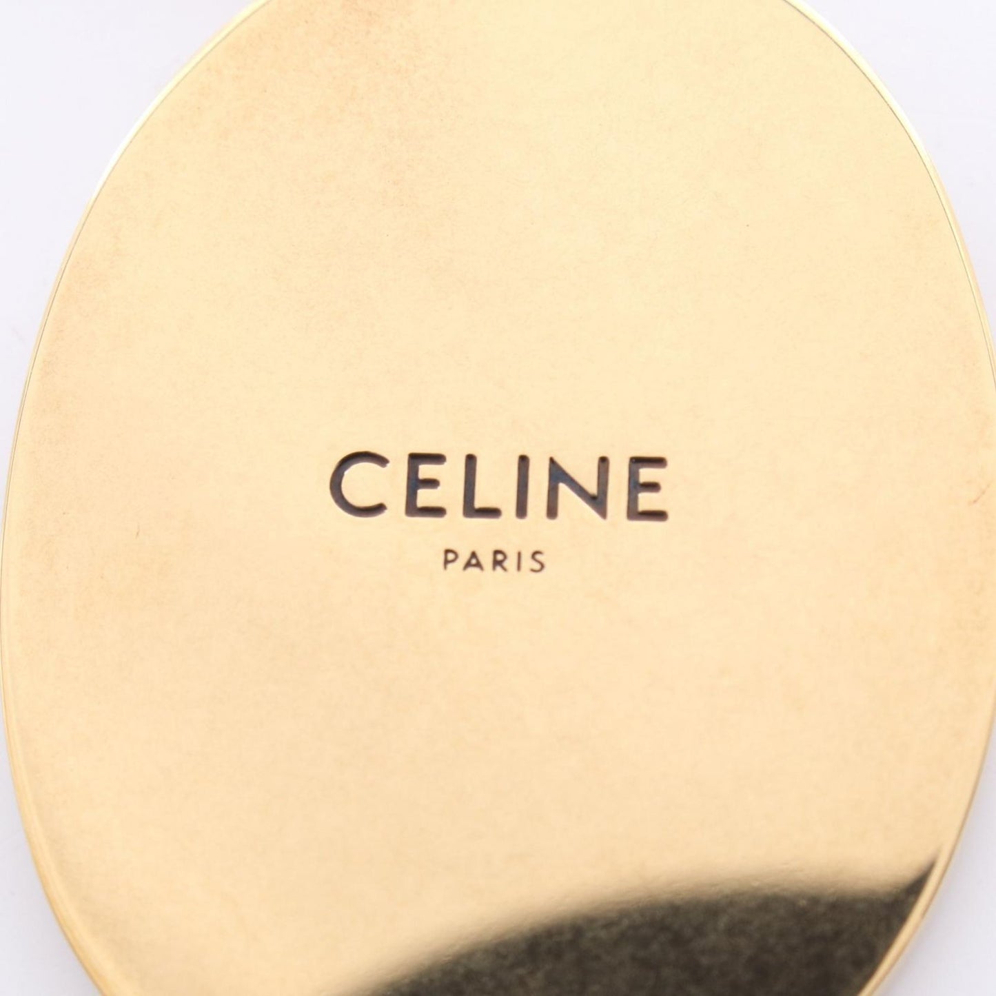 Celine Charm Medal Gold Key Holder — view 3